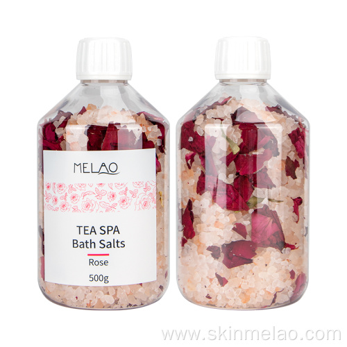 Exfoliating Deep Cleansing Bath Salts With Flowers